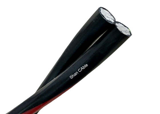 Kabel napowietrzny wiązkowy izolowany XLPE / PVC Shanghai Shenghua, kabel przyłączeniowy trójżyłowy dostawca
