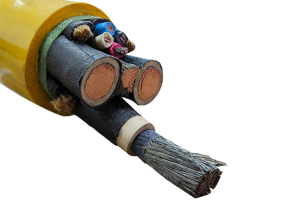 Kabel elektryczny Shenghua Metalowy zasłonięty kauczuk pokryty kablem 0,66 / 1,14 KV Certyfikacja CE KEMA dostawca