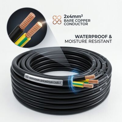 Wodotwórny, odporny na wilgoć, izolowany kabel z PVC 0,6/1kV 2 rdzeń 2x4mm2 Zewnętrzny mokry obszar dostawca