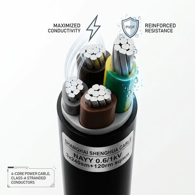 Wodotwórny, odporny na wilgoć, izolowany kabel z PVC 0,6/1kV 2 rdzeń 2x4mm2 Zewnętrzny mokry obszar dostawca