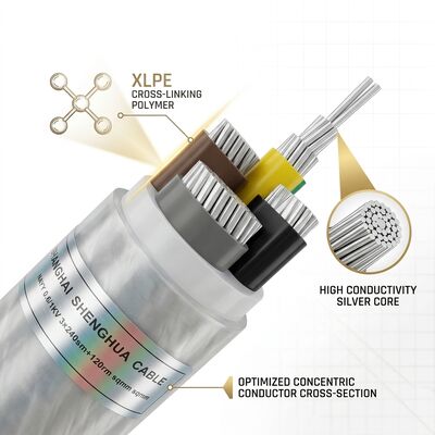 High Temperature XLPE Insulated PVC Sheathed Cable 0.6/1kV 4x16mm2 Power Station dostawca