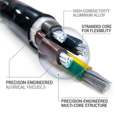Kabel LSZH z izolacją PVC o niskiej emisji dymu i zerowej zawartości halogenów 0,6/1kV 4 żyły 4x50mm2 Ochrona przeciwpożarowa dostawca