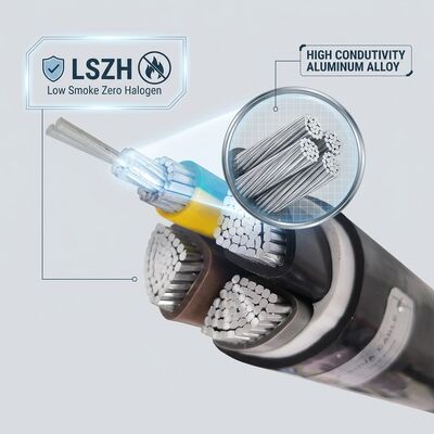 Kabel LSZH z izolacją PVC o niskiej emisji dymu i zerowej zawartości halogenów 0,6/1kV 4 żyły 4x50mm2 Ochrona przeciwpożarowa dostawca