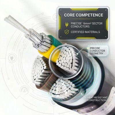 NYY-J 4x16mm2 PVC Insulated Cable 125C High Temperature Furnace Power Cable IEC60502 dostawca