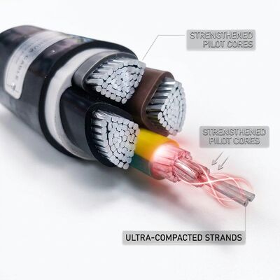 NYY 1x120mm2 PVC Insulated Single Core Cable 90C Power Station 0.6/1kV IEC60502 dostawca