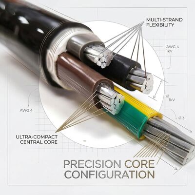NYY 4x70mm2 Anti UV PVC Insulated Cable Direct Burial Sunlight Resistant 0.6/1kV IEC60502 dostawca