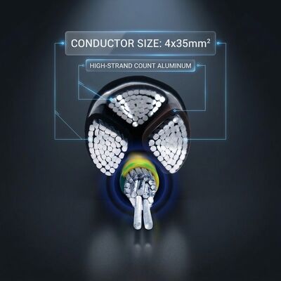 N2XCH 4x25mm2 LSZH PVC Insulated Cable Low Smoke Zero Halogen 0.6/1kV IEC60502 dostawca
