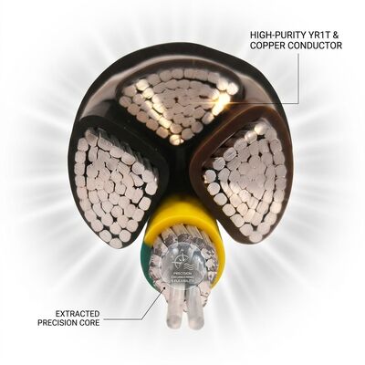 LSZH 7x1.5mm2 PVC Insulated Control Cable Halogen Free Subway 450/750V IEC60228 dostawca