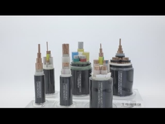 Kabel zasilający z izolacją XLPE z czarnego PVC Przewód miedziany / aluminiowy